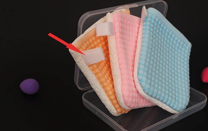 Glove-style face wash massage face delicate thickening sponge sponge dual-purpose face wash powder puff foaming face sponge