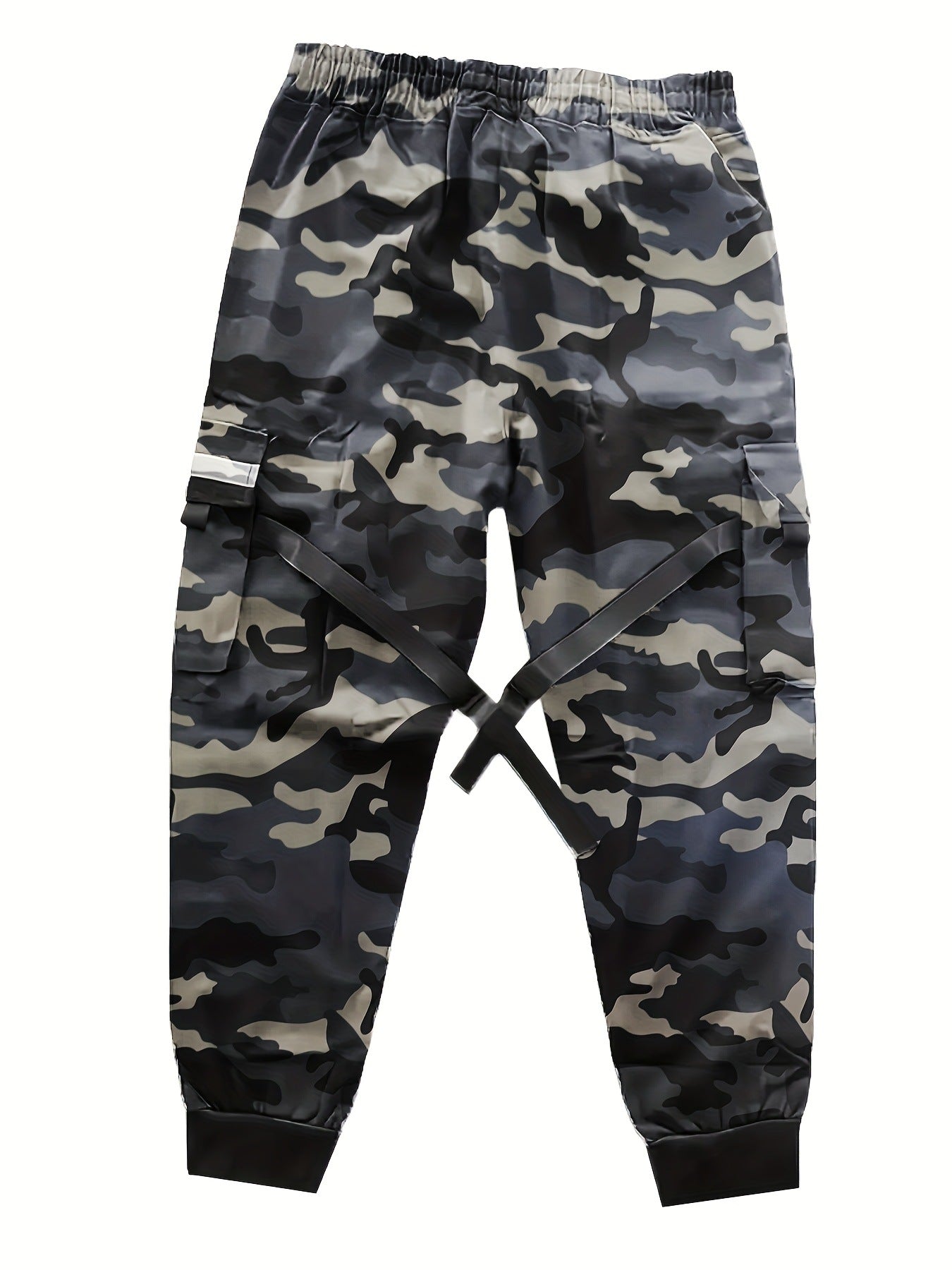 Camouflage Cargo Pants Men Korean Version Loose Long Pants Trendy Cuffed