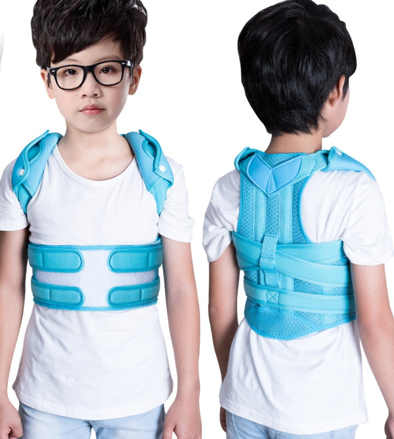 Child spine correction kyphosis correction with sitting posture corrector to correct male and female students back child posture correction belt