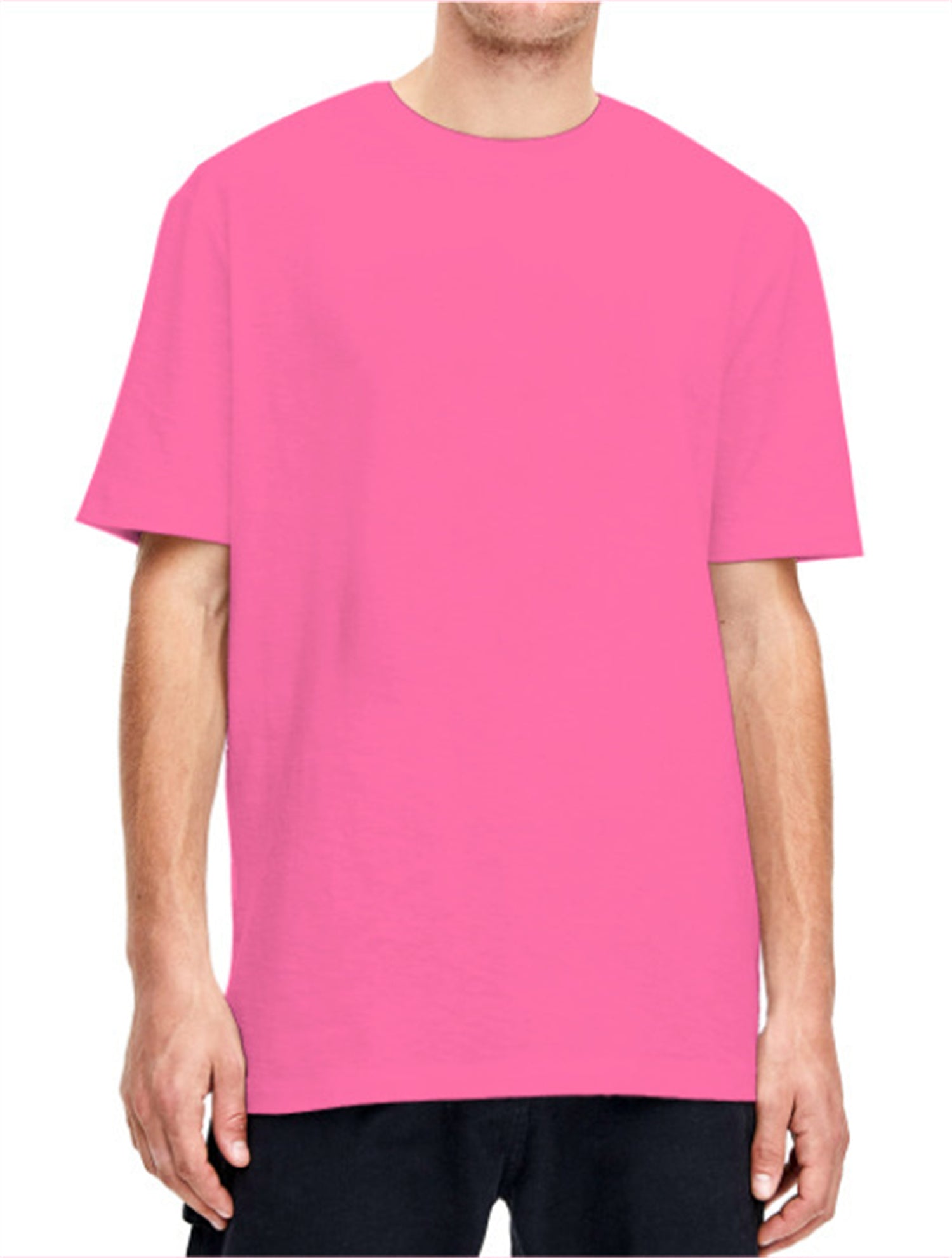 American Size Short Sleeve T-shirt Male Plus