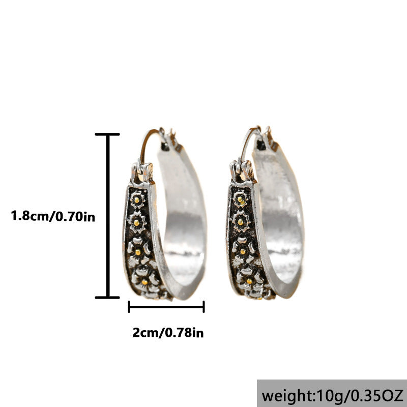 Creative Fashion Flower Earrings For Women