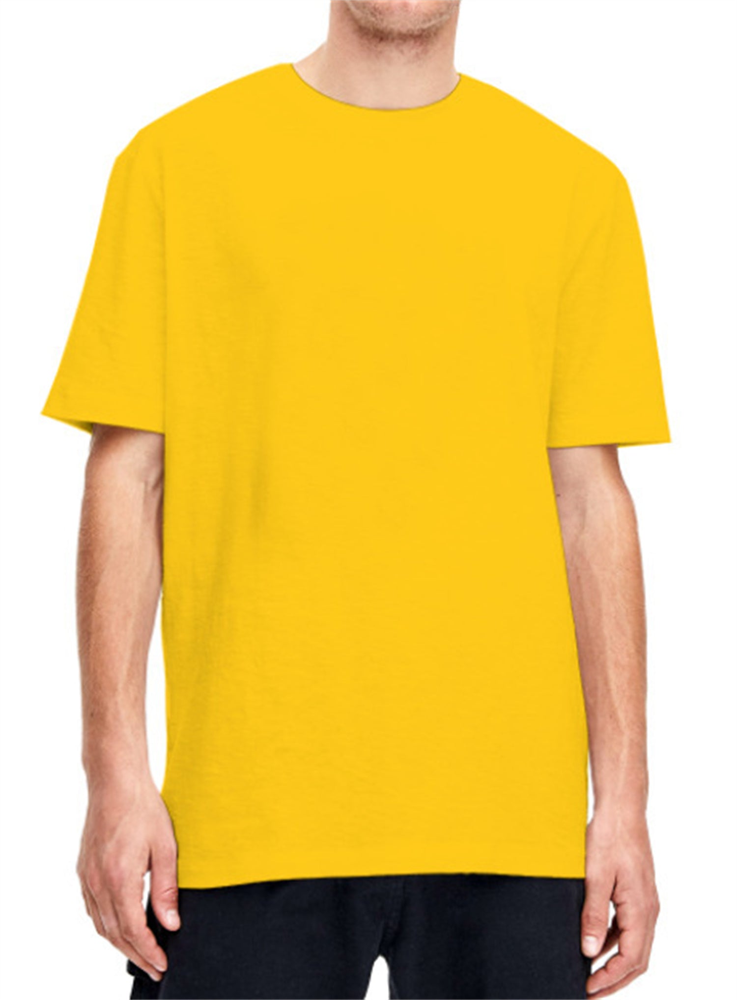 American Size Short Sleeve T-shirt Male Plus