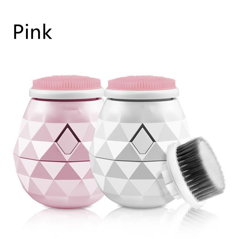 Electric Soft Hair Silicone Massage Facial Cleansing Face Wash
