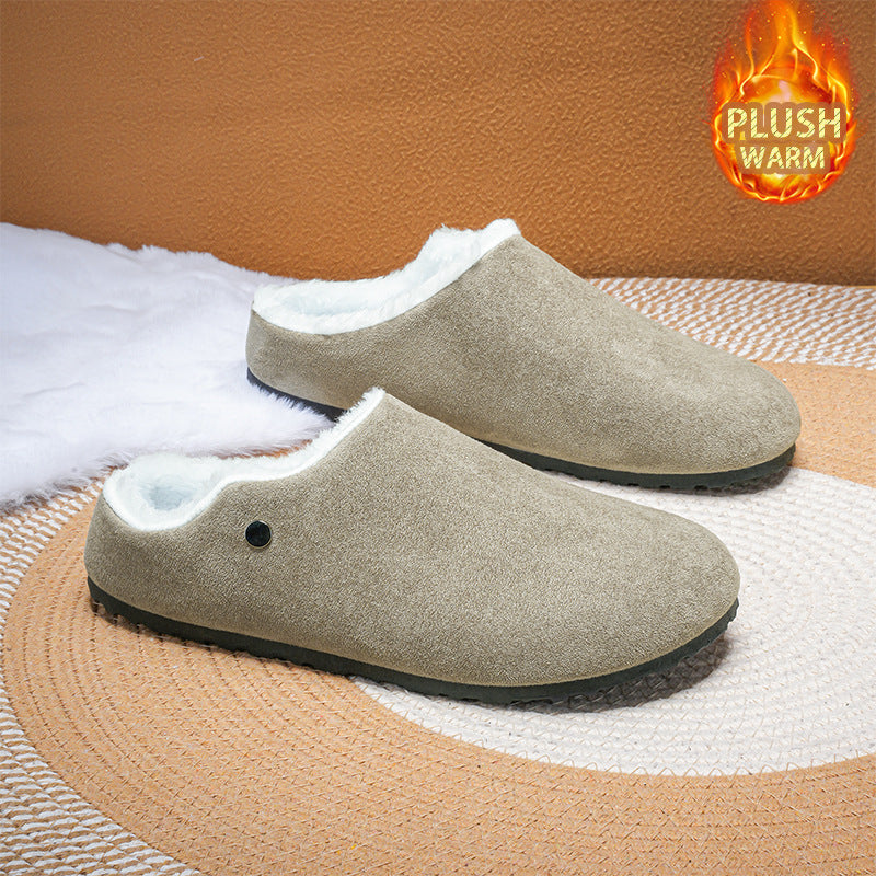 Autumn And Winter Fleece-lined Extra-thick Men's Casual Sports Shoes