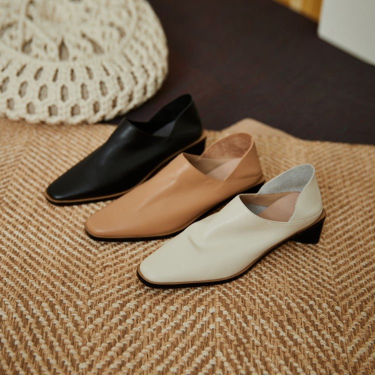 Fashion Soft Leather Special-shaped Shoes For Women