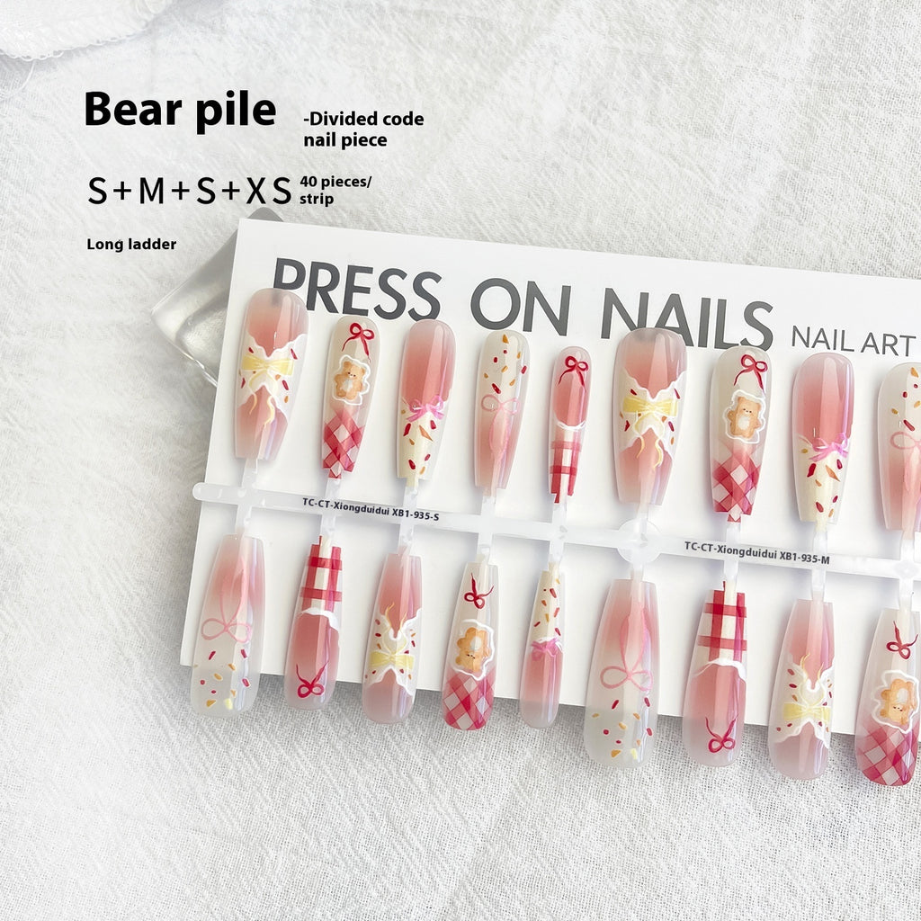 French Butterfly Bear Antique Style XINGX Wear Nail Tip