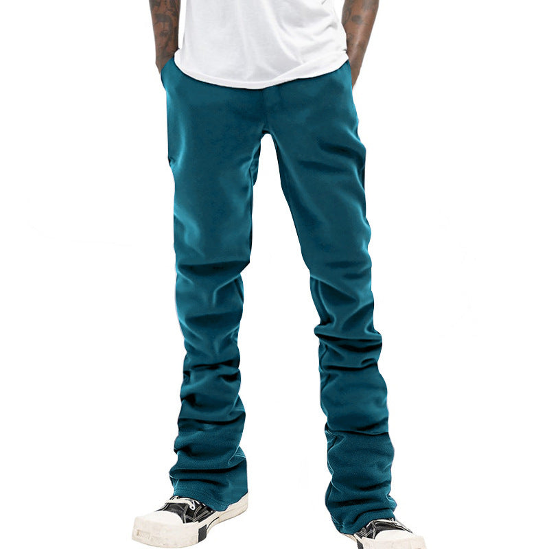 American Street Hip-hop Solid Color Vintage Men's Casual Pants