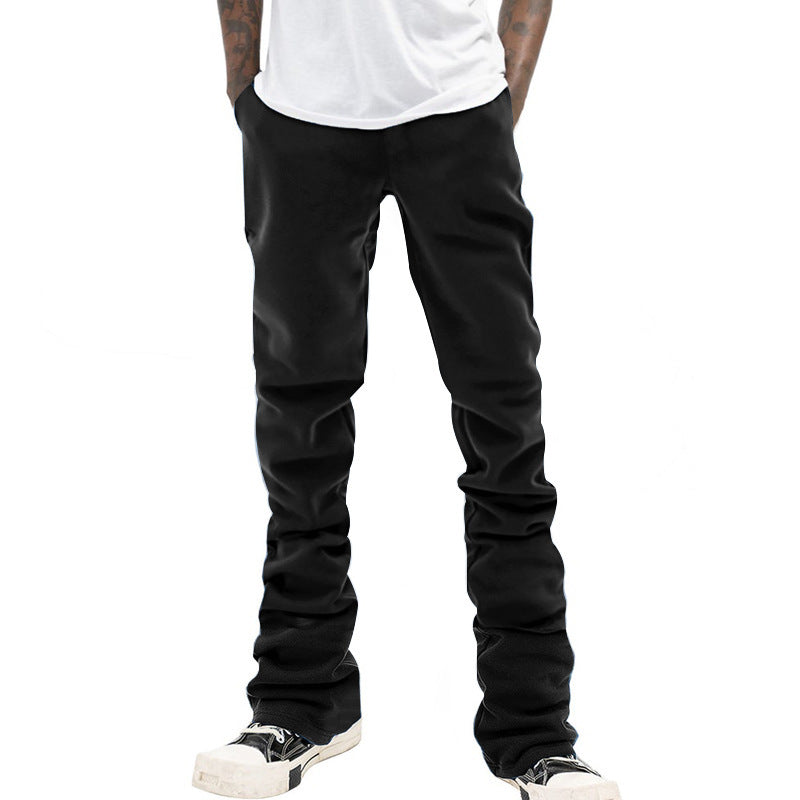 American Street Hip-hop Solid Color Vintage Men's Casual Pants