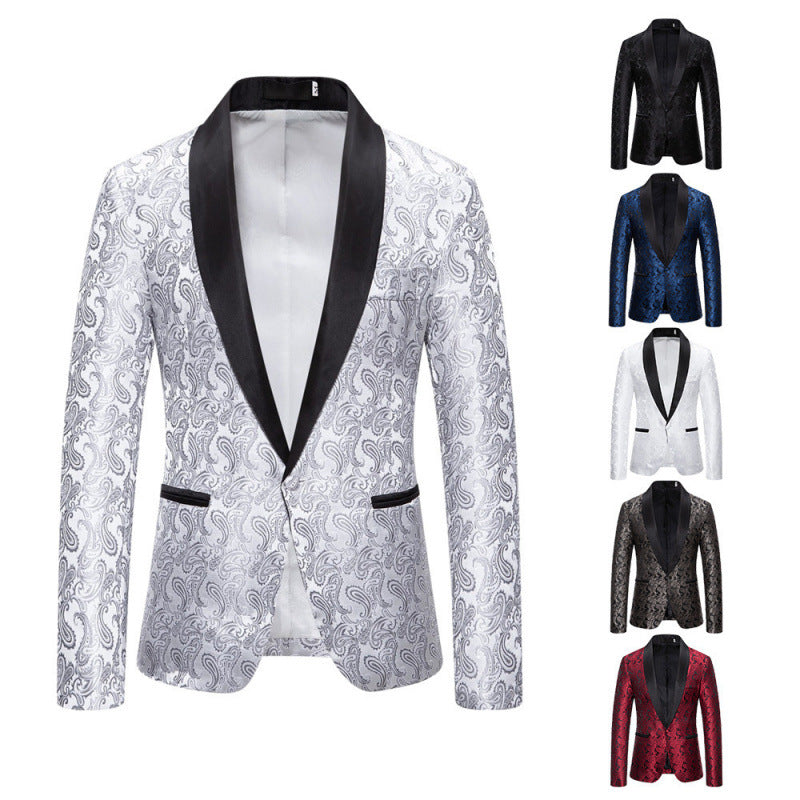 Fashion Design Formal Men's Lapel Suit Jacket