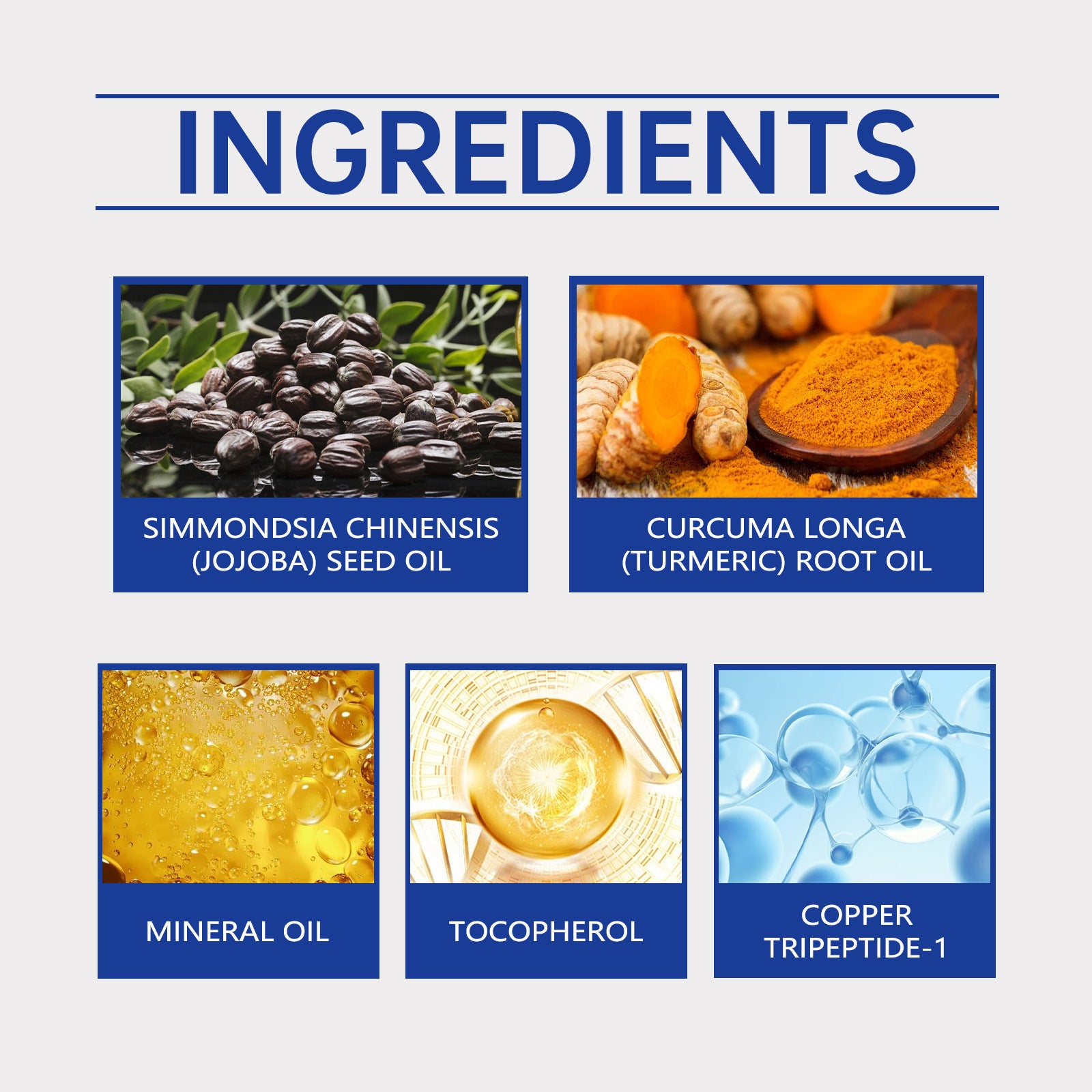 Copper Peptide Nourishing Hair Follicle Hair Care Essential Oil