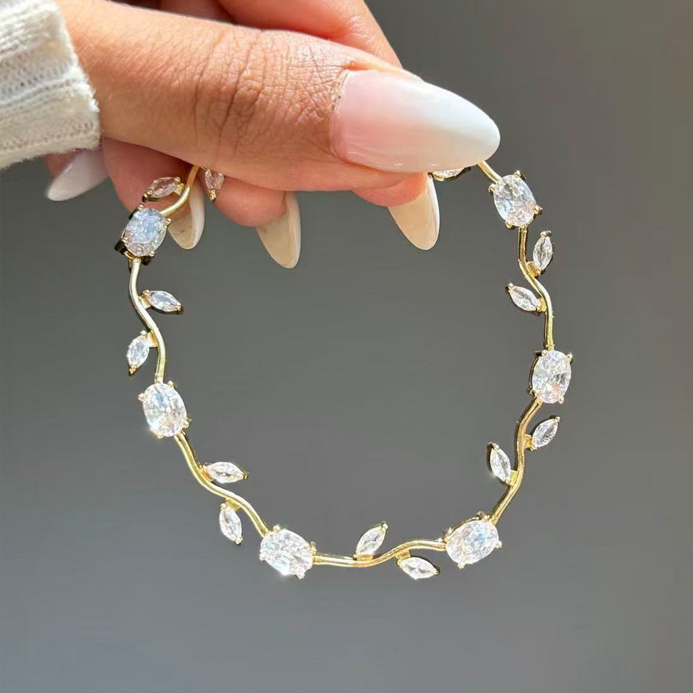 Adjustable Natural Stone Light Luxury Premium Bracelet