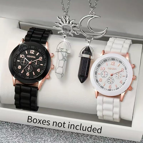 4-piece Set Fashionable Best-selling Classic Couple Watch Set