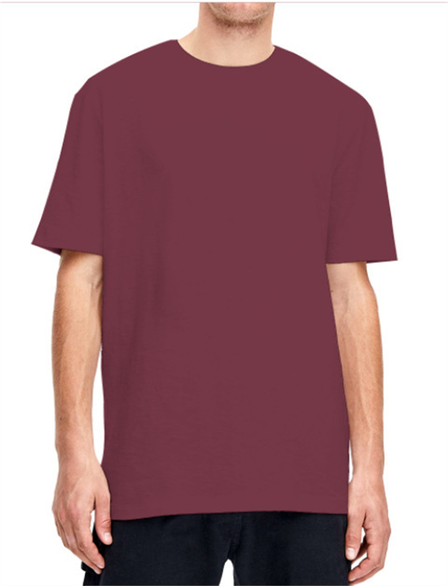 American Size Short Sleeve T-shirt Male Plus