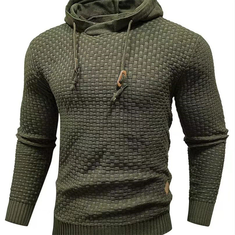 Fashion Sporty Casual New Men's Hooded Sweater Pullover