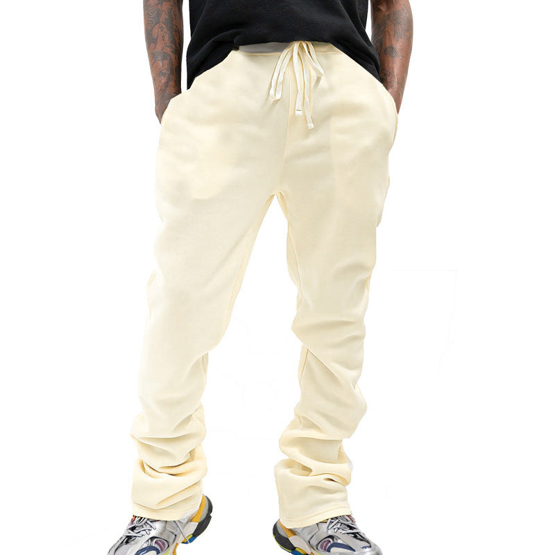 American Street Hip-hop Solid Color Vintage Men's Casual Pants