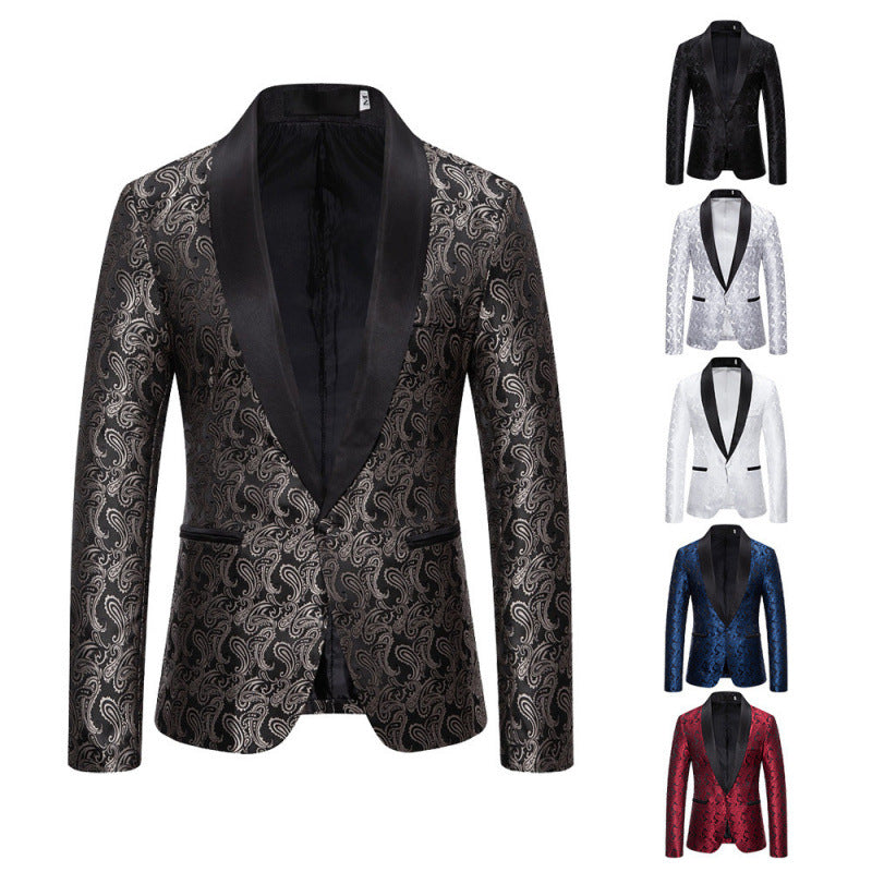 Fashion Design Formal Men's Lapel Suit Jacket