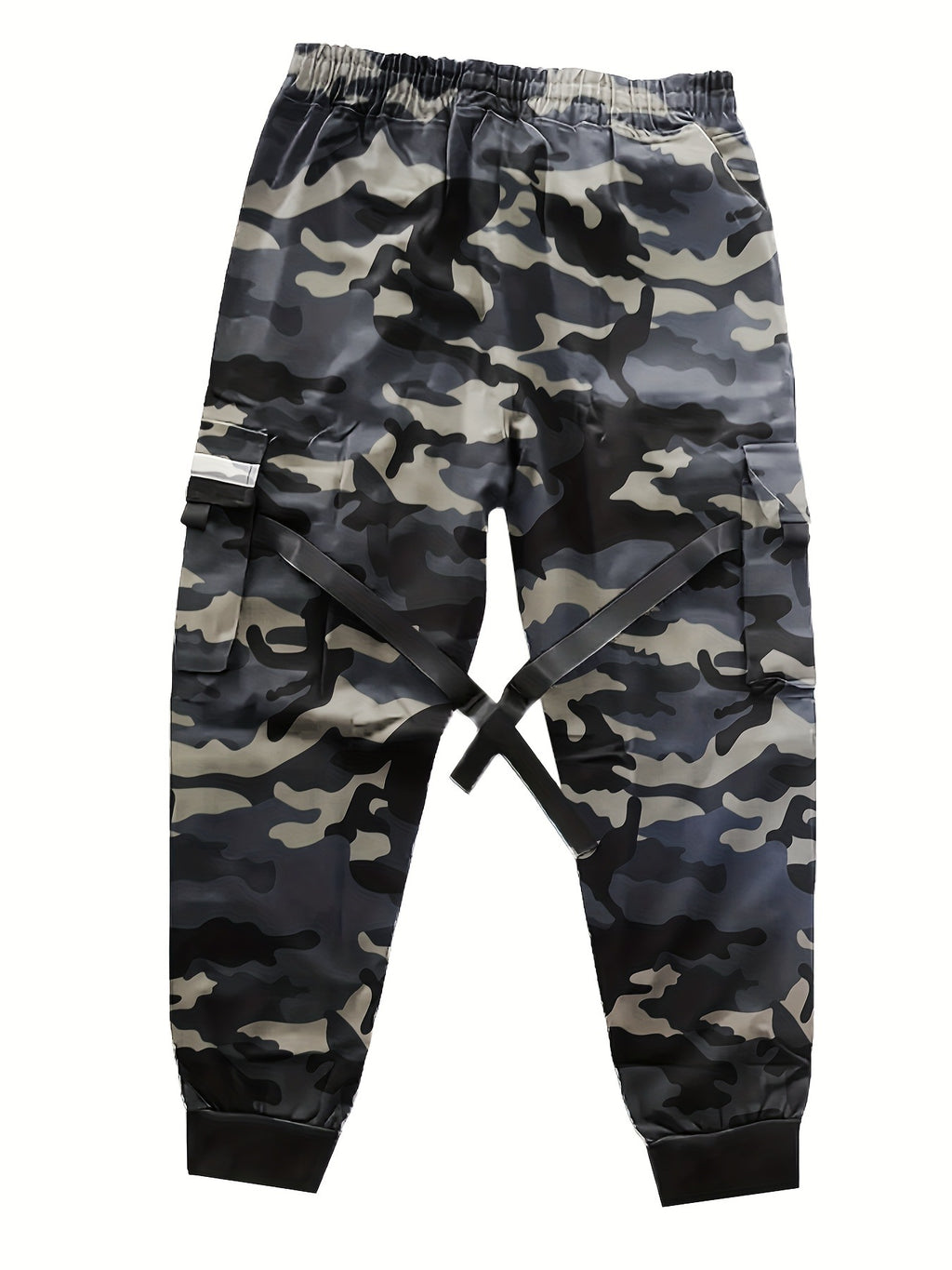 Camouflage Cargo Pants Men Korean Version Loose Long Pants Trendy Cuffed