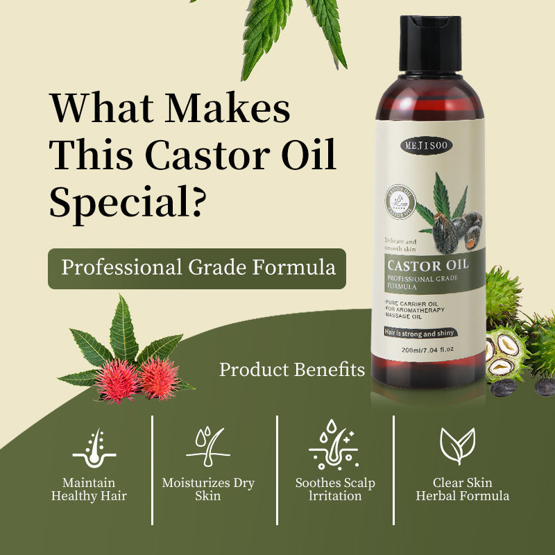 Castor Oil Plant Hair Care Essential