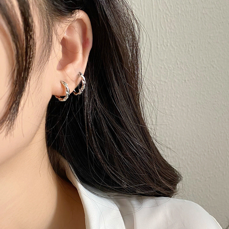 Alloy Stall Night Market Source Earrings Fashion Influencer Live Broadcast Popular Light Luxury Ear Accessories
