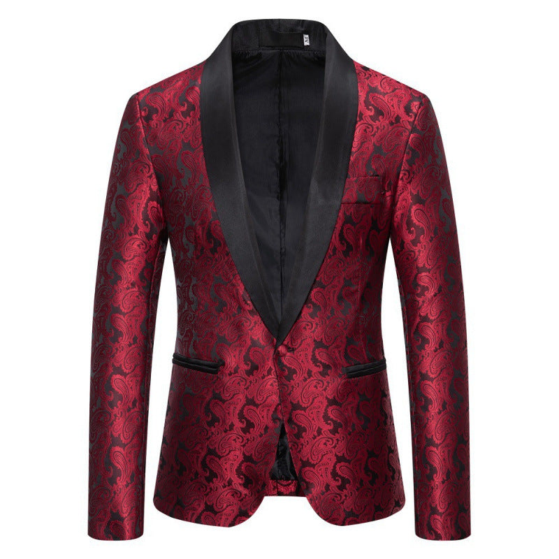 Fashion Design Formal Men's Lapel Suit Jacket