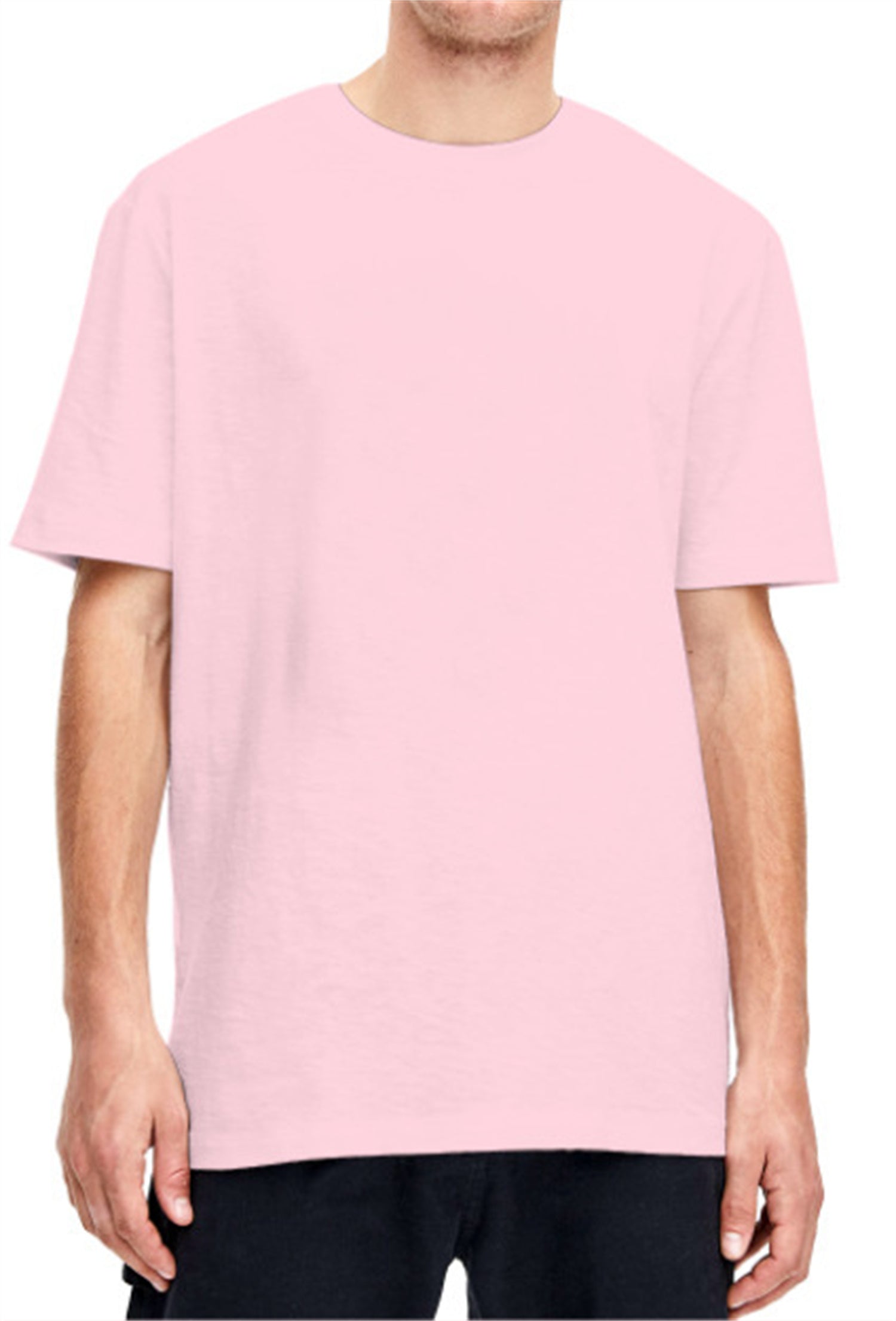 American Size Short Sleeve T-shirt Male Plus