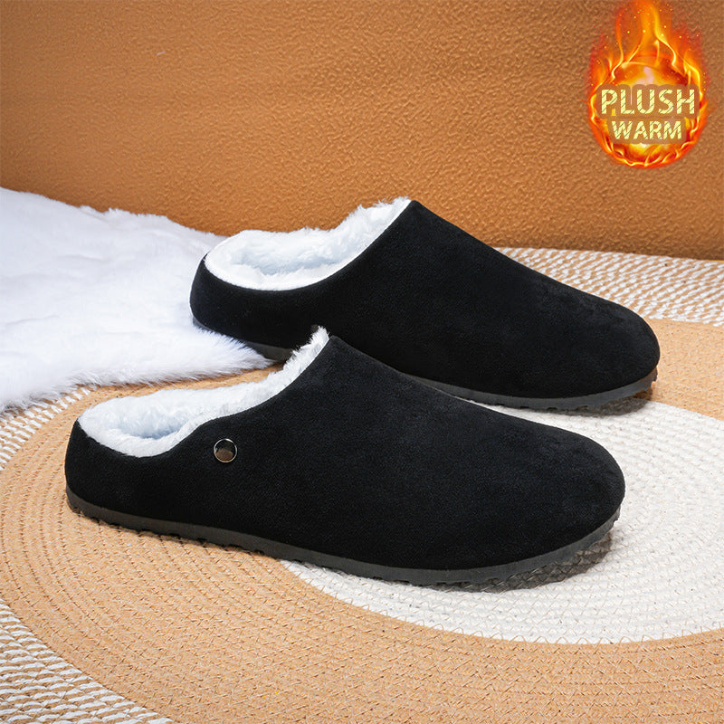 Autumn And Winter Fleece-lined Extra-thick Men's Casual Sports Shoes