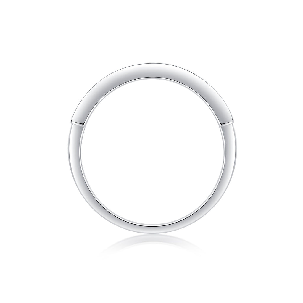 Birth Sun - A Wedding Ring Set With Top-quality Moissanite S925 In Silver And Platinum-plated. The Ring Can Be Tested With A Diamond Pen