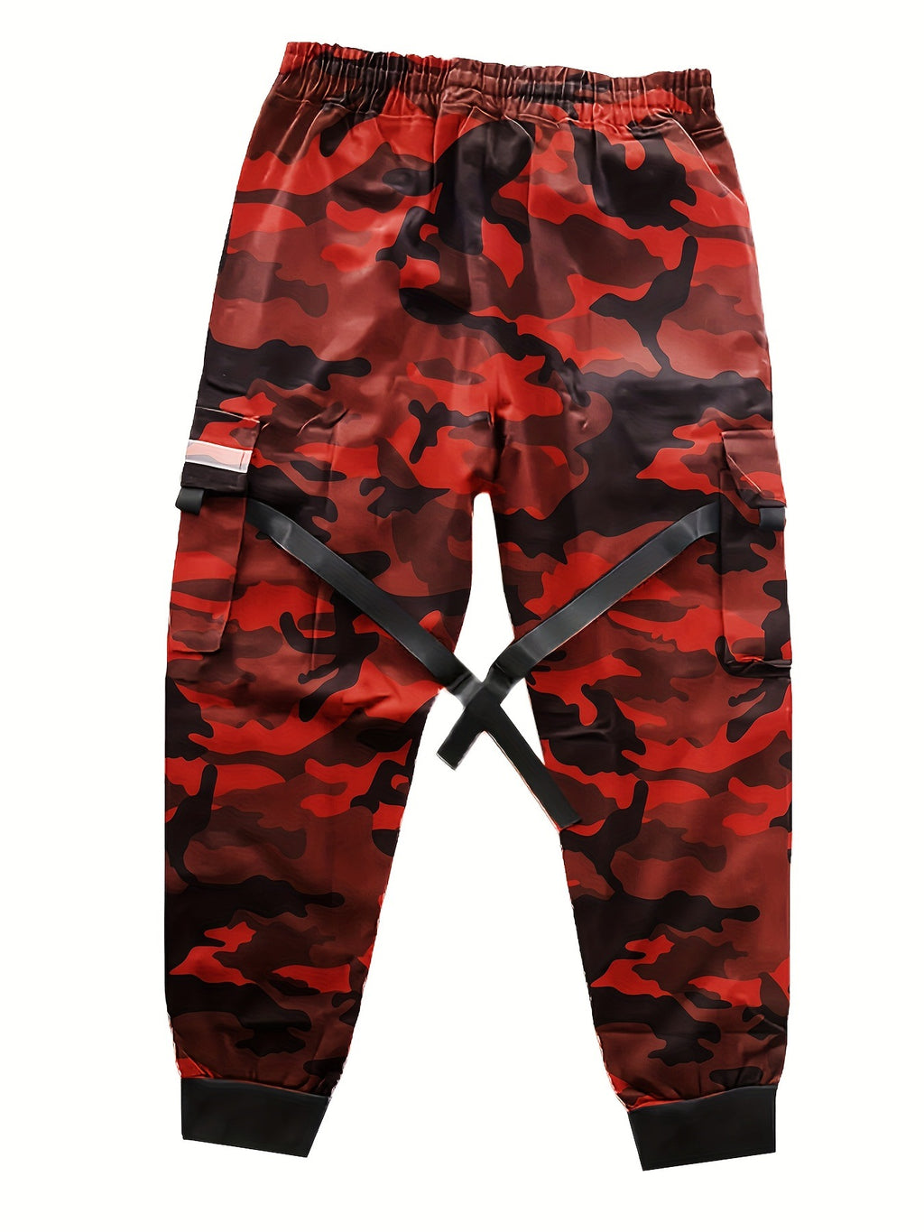 Camouflage Cargo Pants Men Korean Version Loose Long Pants Trendy Cuffed
