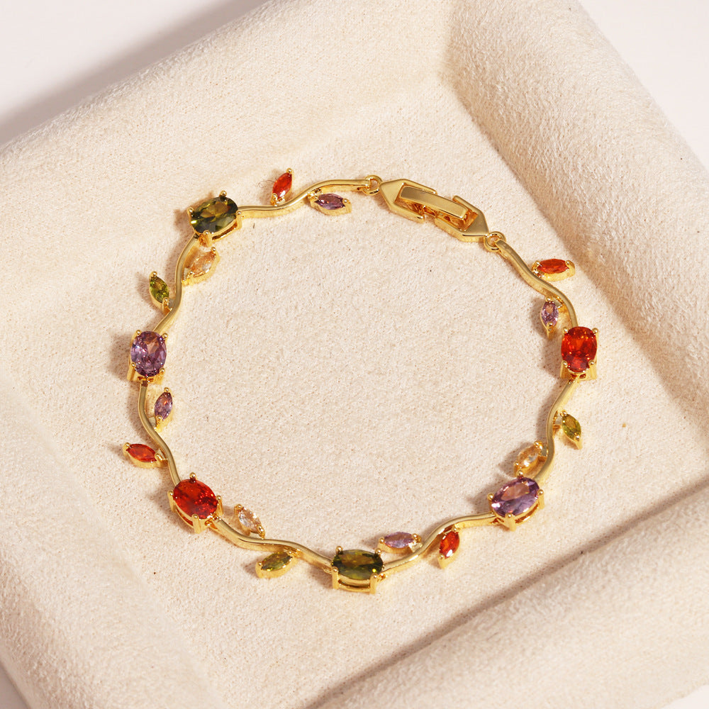 Adjustable Natural Stone Light Luxury Premium Bracelet