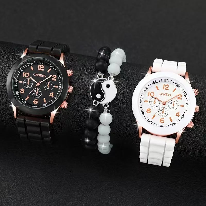 4-piece Set Fashionable Best-selling Classic Couple Watch Set