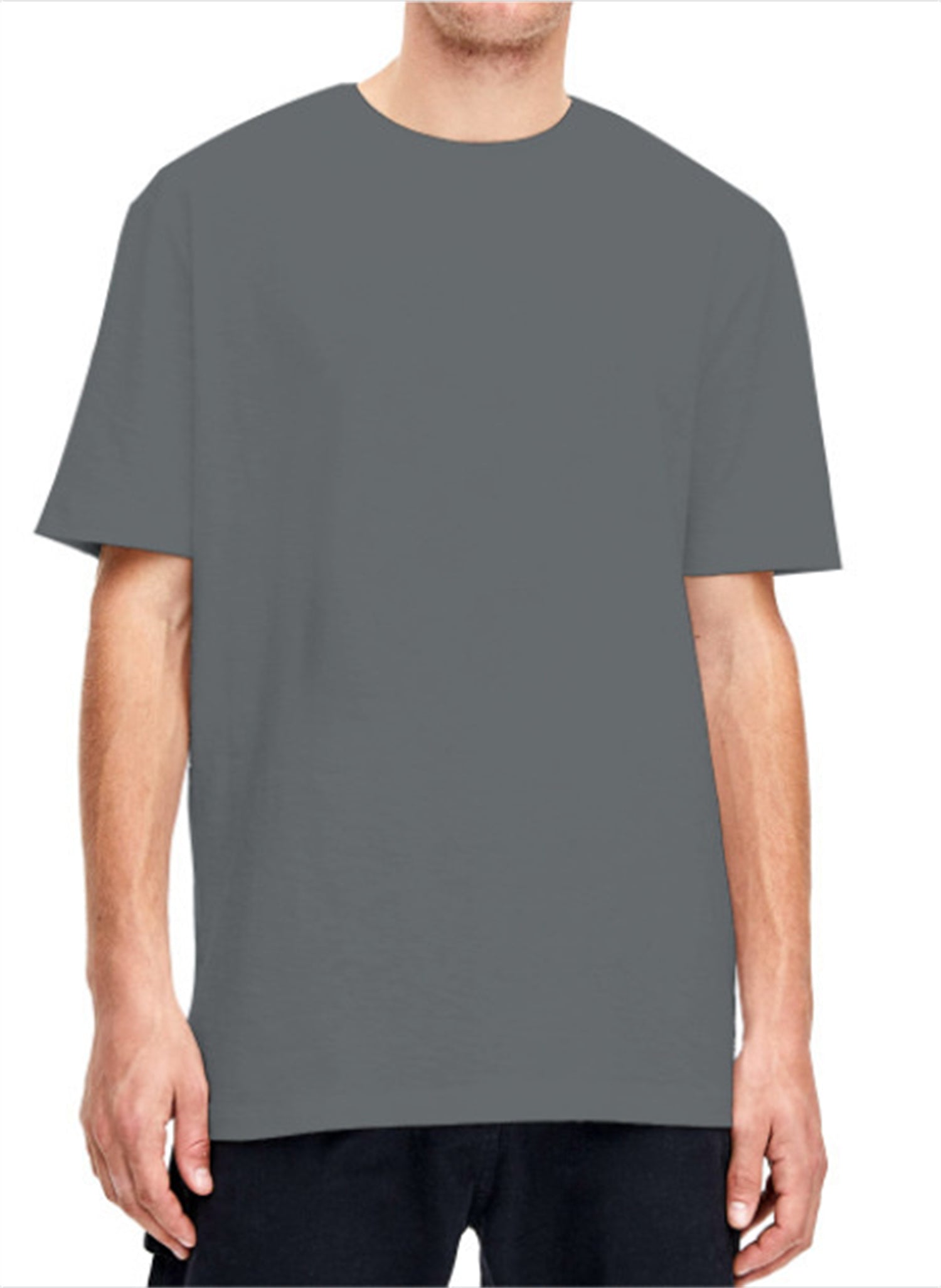 American Size Short Sleeve T-shirt Male Plus